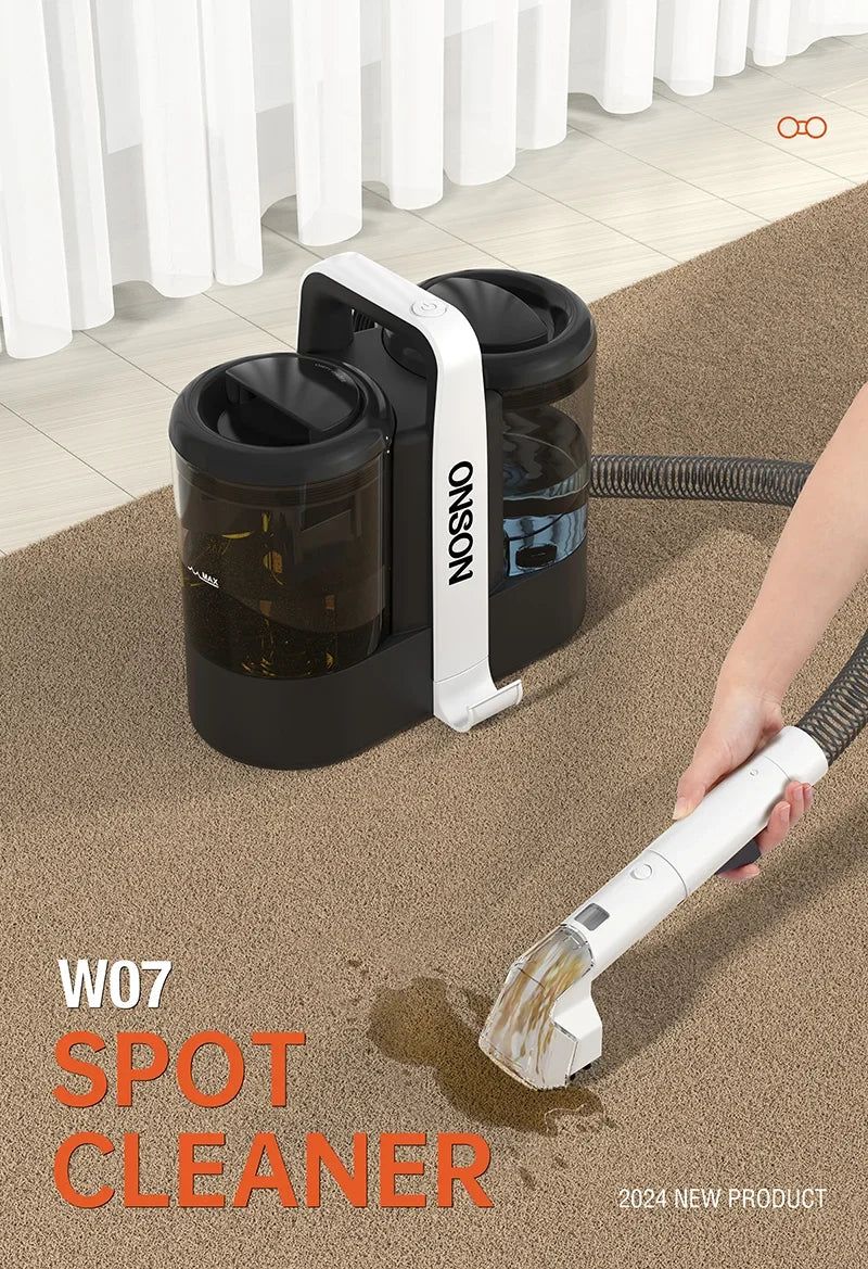 Multi-Purpose Portable Carpet and Upholstery Cleaner Machine Power Spot Vacuum for Car and Hotel Pet Stain Remover