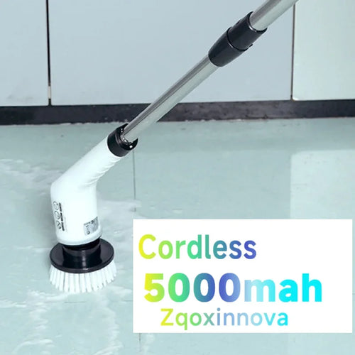 Electric Cleaning Brush Electric Spin Scrubber 7 in 1 Cleaning Tool For Kitchen/Bathroom/Living Room Household Hair Brushes